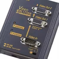 ویدیواسپلیتر 2 پورت دیواری VGA(250MHz) آتن مدل VS102