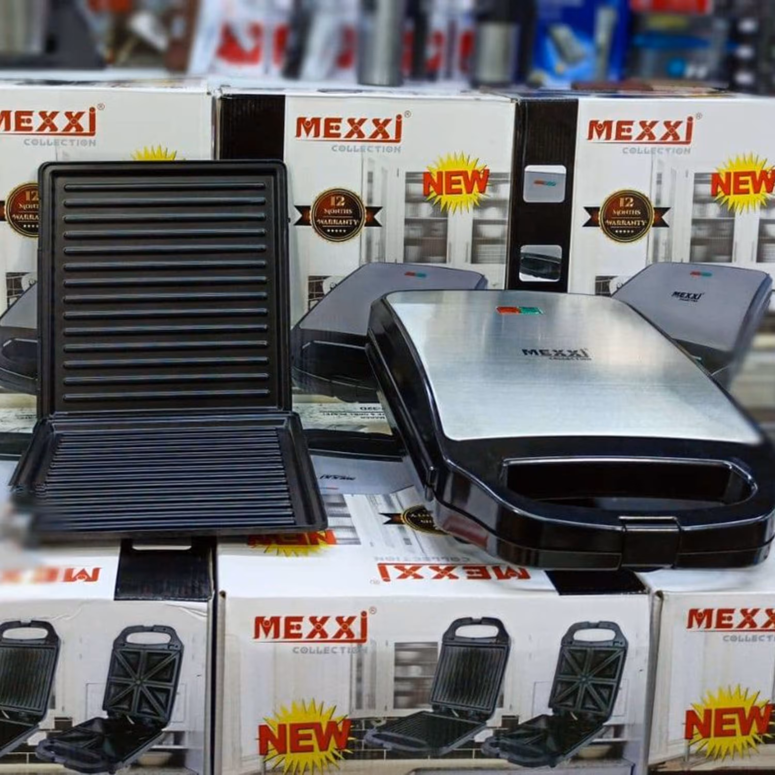 ساندویج ساز دو کاره مکسی مدل SW-32 بدنه استیل