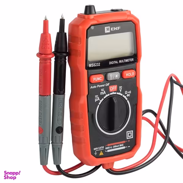 مولتی متر 600 ولتی دیجیتال ای کا اف (Ekf) مدل Ms8232