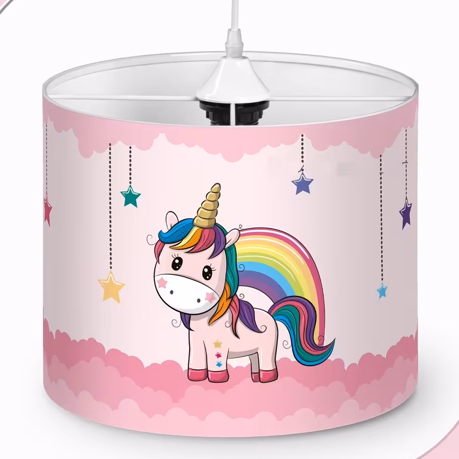 لوستر کودک طرح اسب تک شاخ کد 1032