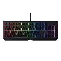 کیبورد مخصوص بازی ریزر مدل BLACKWIDOW GREEN SWITCH - کالاوما