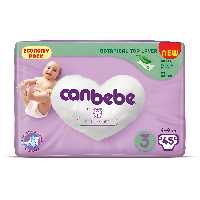 پوشک بچه جان ب ب Canbebe Jumbo Bebek Bezi سایز 3 بسته 45عددی