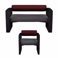 نیم ست مبل اداری آرتمن مدل RBF