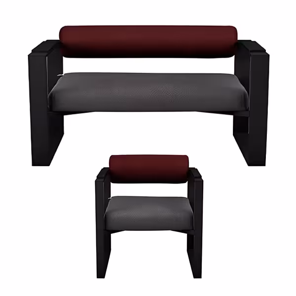 نیم ست مبل اداری آرتمن مدل RBF