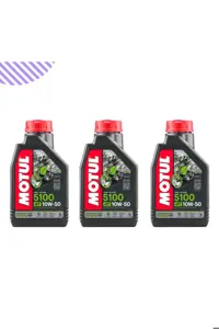 روغن و مکمل موتور 5100 10W50 سیکلت 3 لیتر Motul