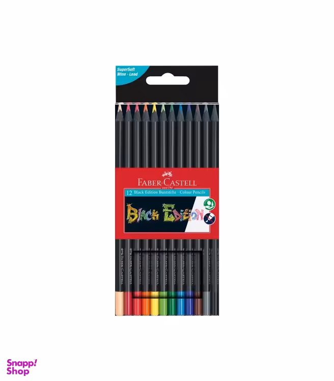 مداد رنگی 12 رنگ فابر کاستل (Faber-Castell) کد 376380