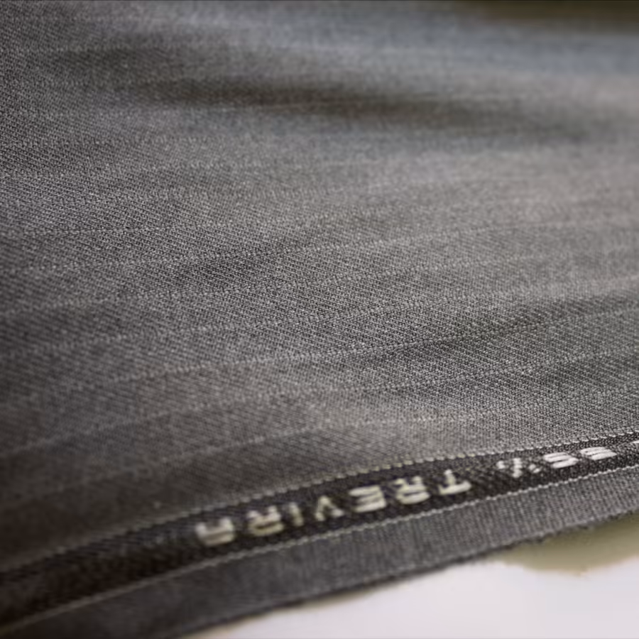 پارچه  کت فاستونی سیناتکس  فام ملانژ مشکی  - طرح دیپلمات - قواره 1.80 متری