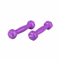 دمبل ایروبیک روکش دار 0.5 کیلوگرمی رکورد بسته دو عددی