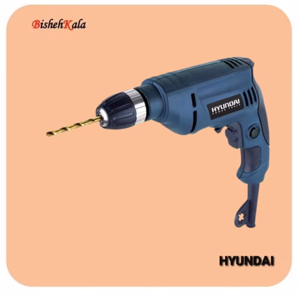 دریل برقی 450 وات دیمر دار HYUNDAI هیوندای مدل HP450A-ED