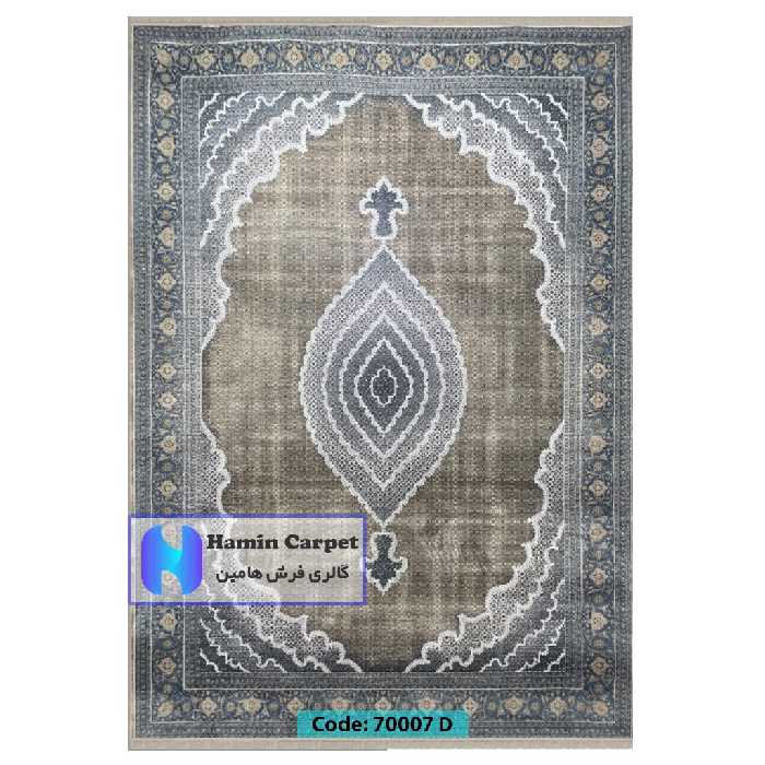 فرش 6 متری 700شانه تراکم 2100 برجسته طرح ماهی کد SZ70007D