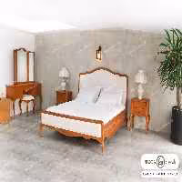 سرویس خواب دو نفره چوبی شاین کد 22