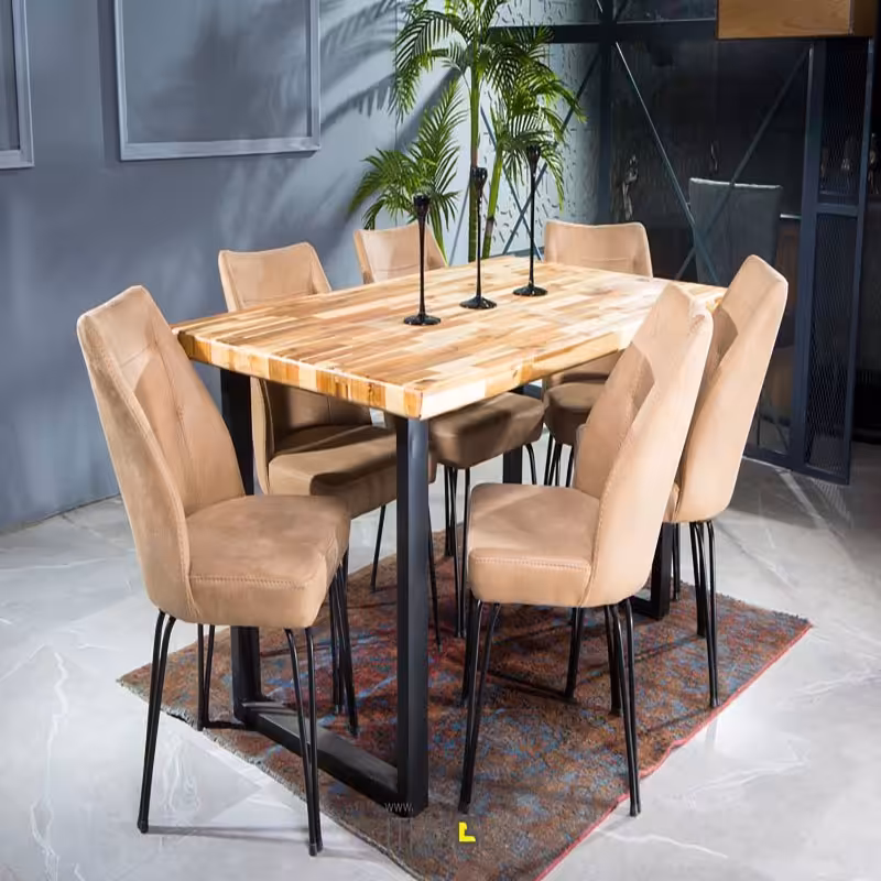 میز ناهارخوری مدل سافت 4 نفره- با 2 سال ضمانت