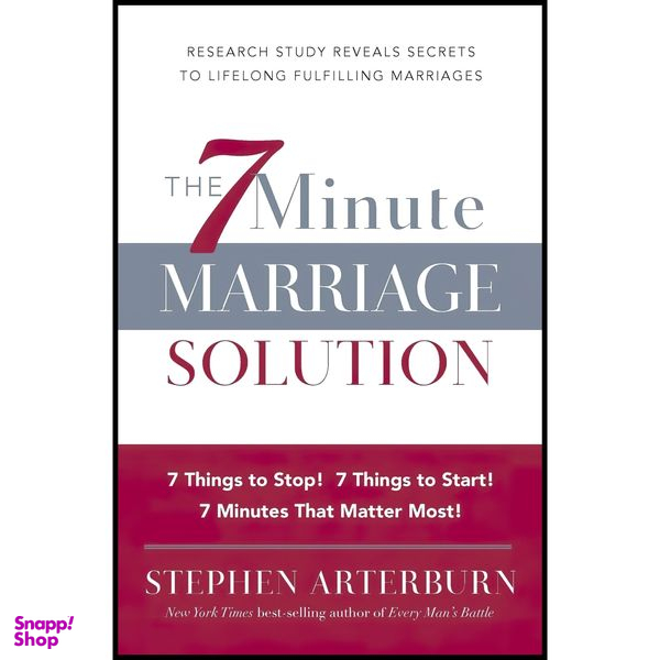 کتاب The 7 Minute Marriage Solution اثر Stephen Arterburn انتشارات Worthy Books