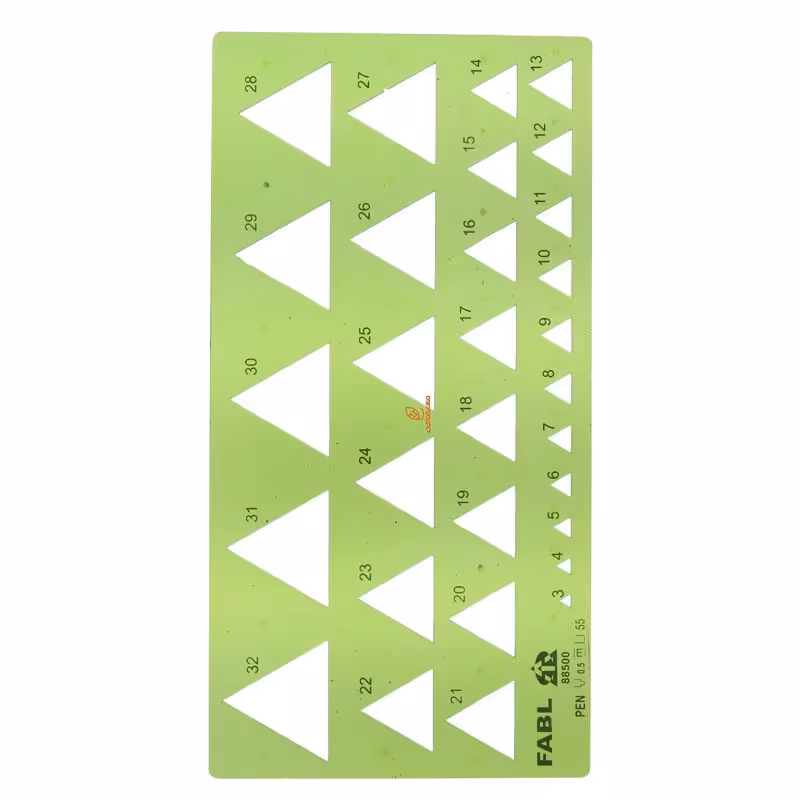 شابلون مثلث فابل FABL