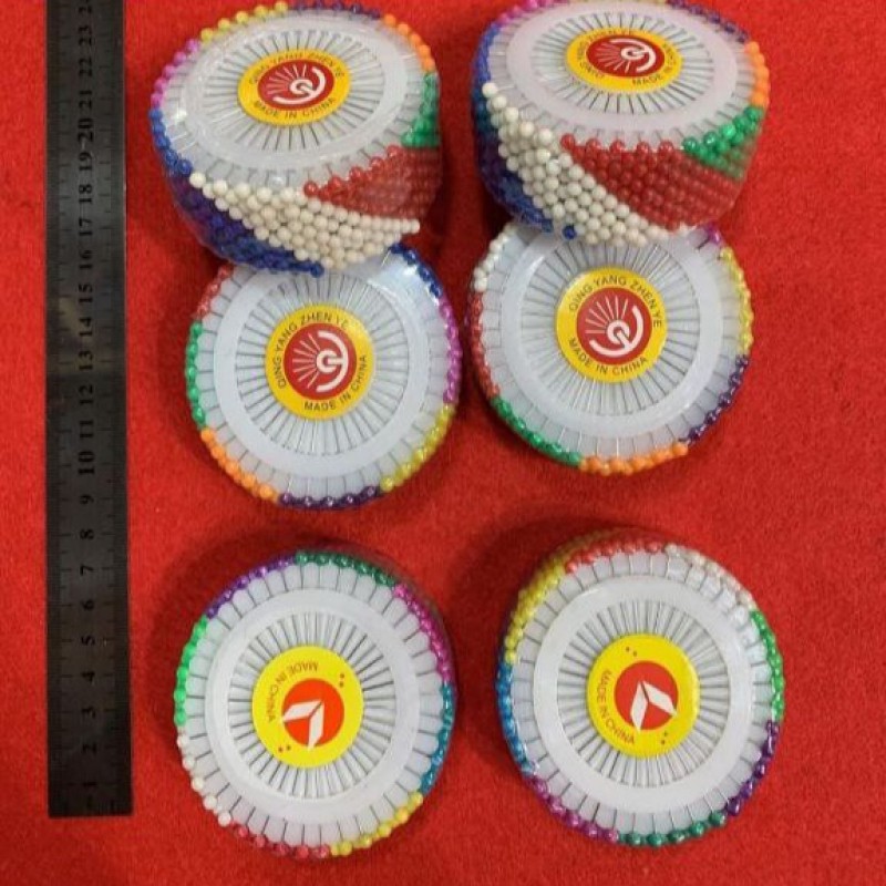 سوزن ته مروارید اعلا بسته12عددی کوچک