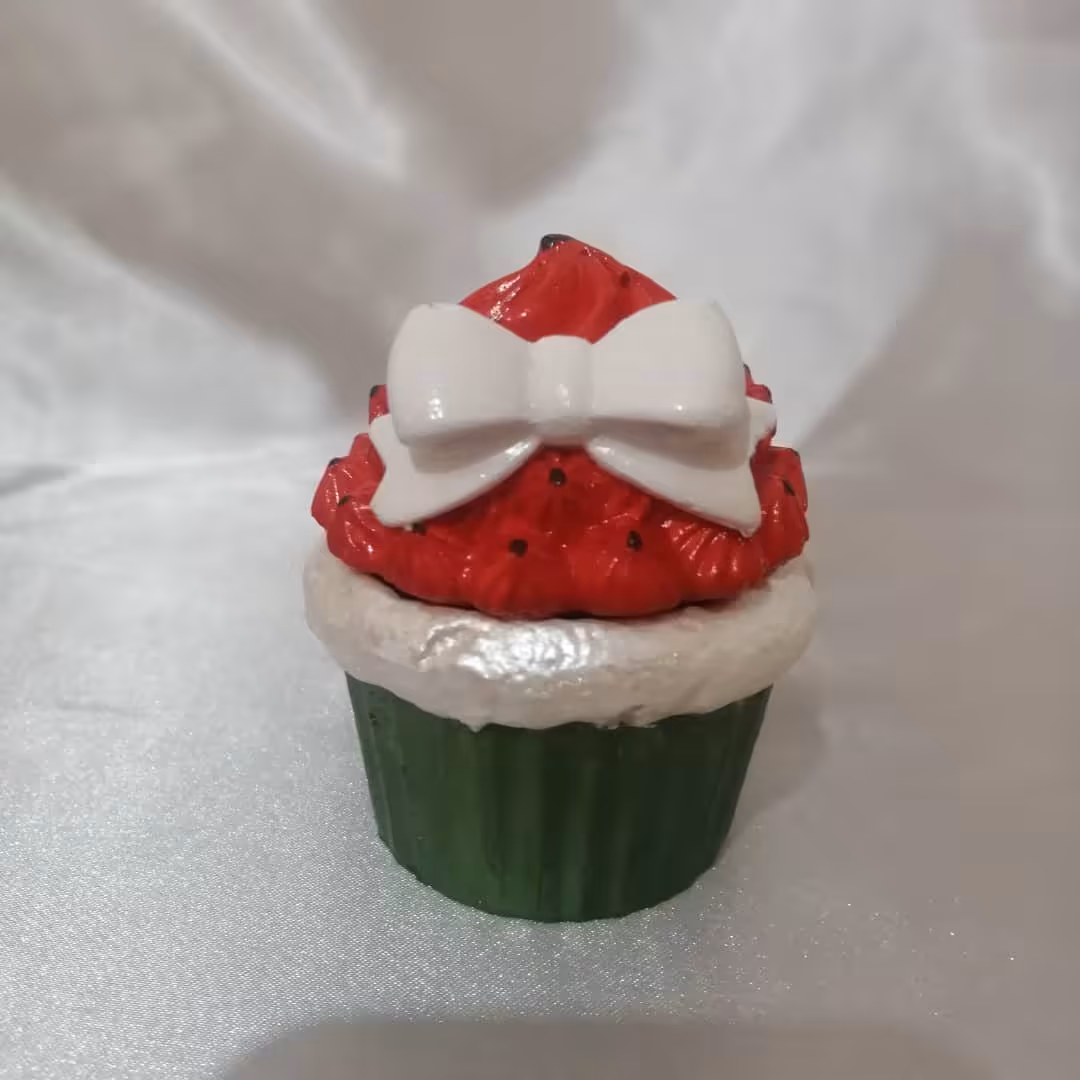 ظرف کاپ کیک پاپیونی کوچک(طرح هندونه)