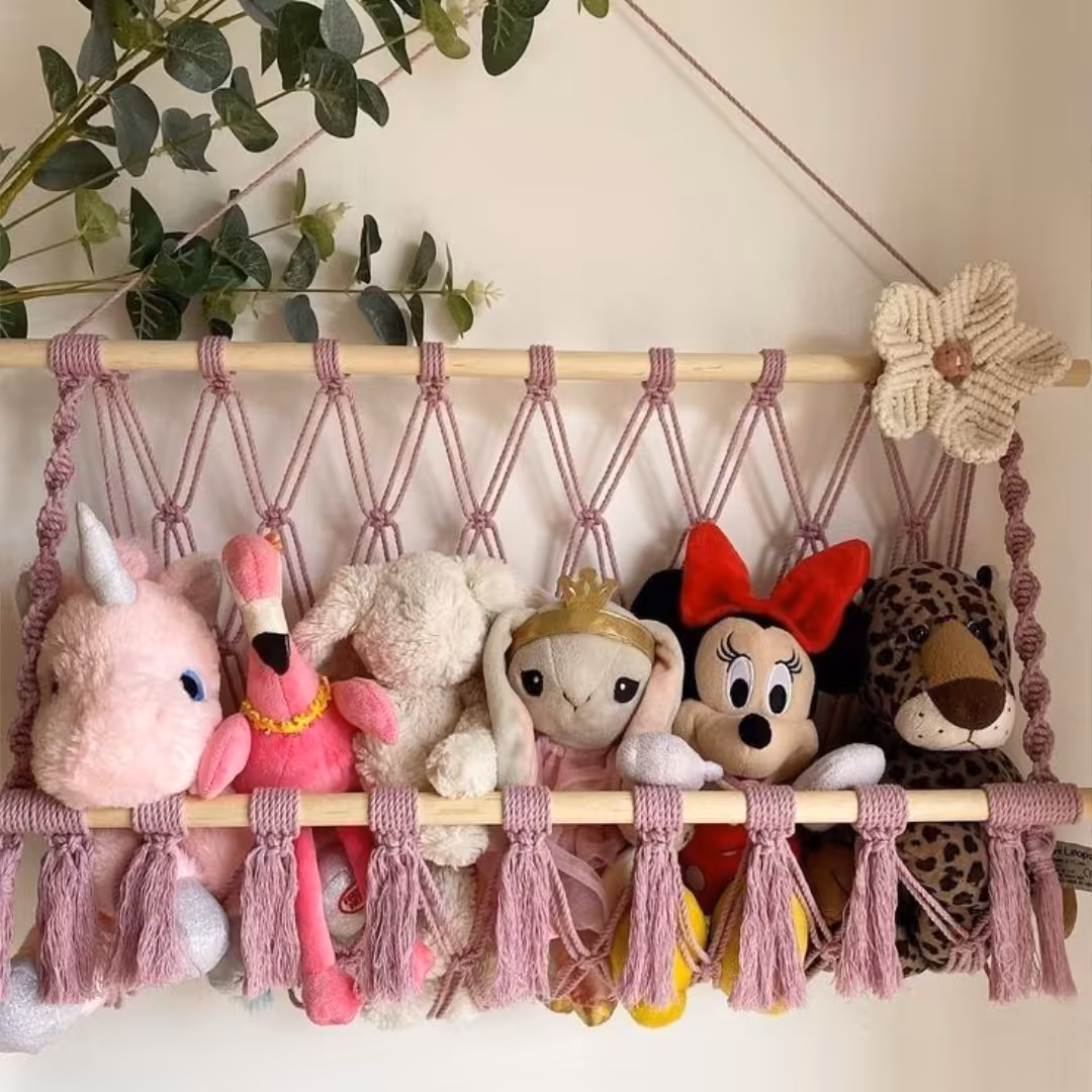 نگهدارنده عروسک و وسایل مناسب اتاق کودک رنگبندی دلخواه 