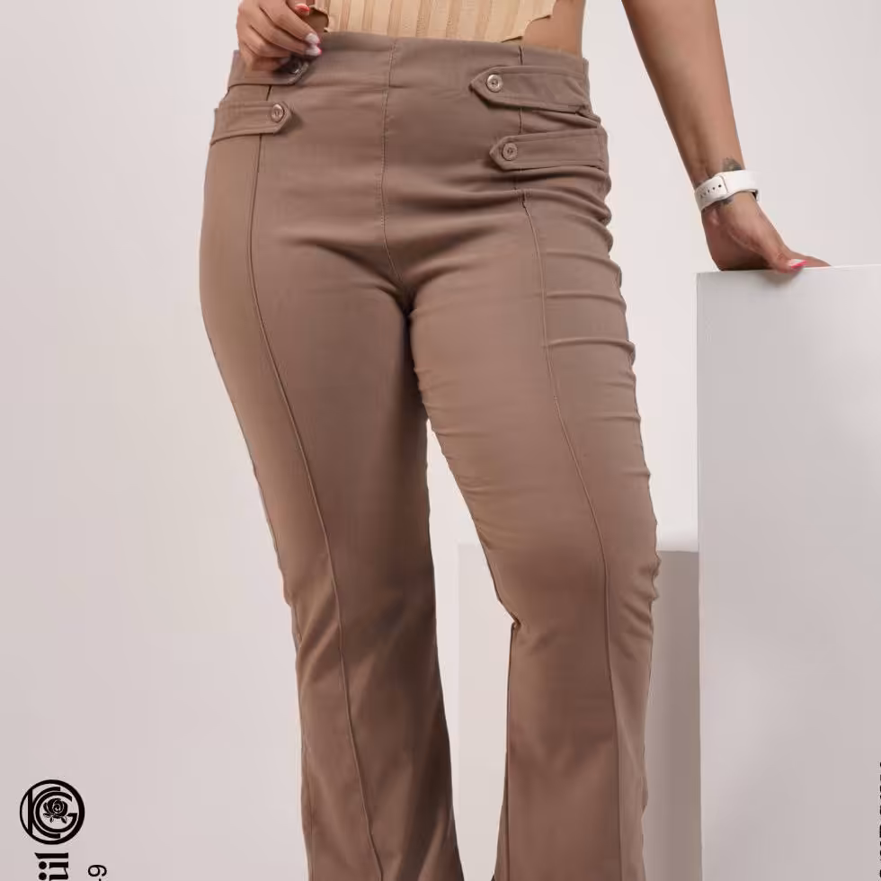 شلوار دمپا کمر فلشی سایز 46 تا56