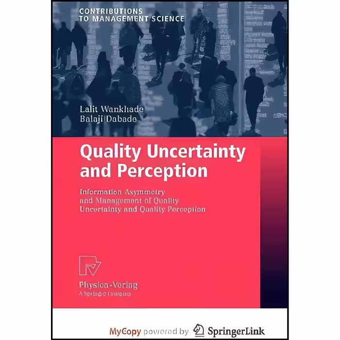 کتاب زبان اصلی Quality Uncertainty and Perception
