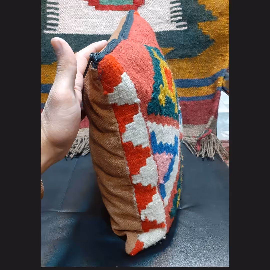 کوسن گلیم پشمی سنتی