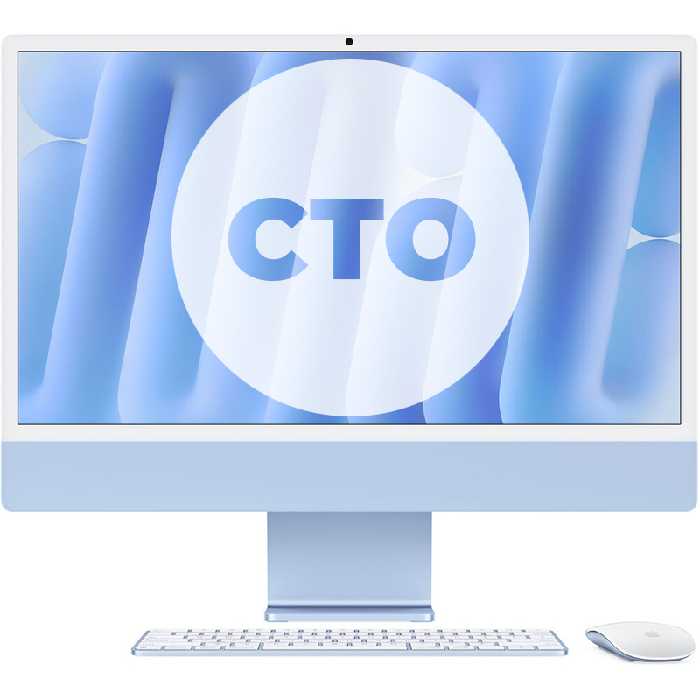 آی مک 24 اینچ M4 کاستوم پردازنده 10core – 10core حافظه رم 32 گیگابایت ظرفیت 512 گیگابایت SSD آبی Z1EQ0008C - Hiapple.ir