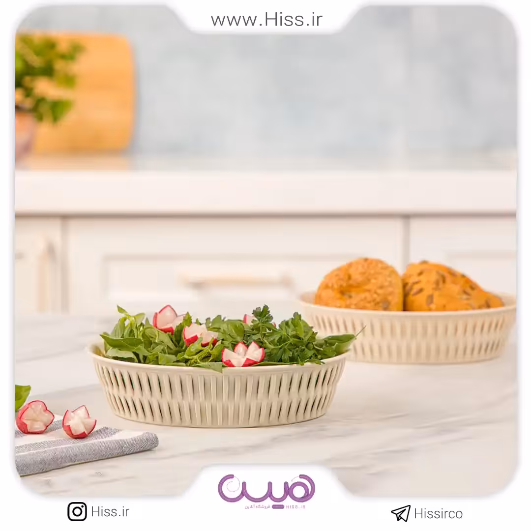 سبد نان و سبزی لیمون