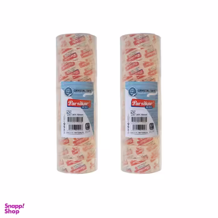 چسب نواری پارسیکار مدل JM 3643 عرض 1.5 سانتی متر بسته 20 عددی