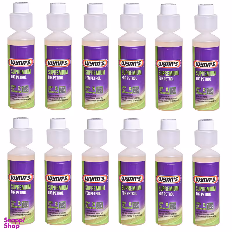 اکتان بوستر و مکمل سوخت وینز مدل سوپرمیوم حجم 250 میلی لیتر بسته 12 عددی