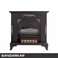 بخاری گازی سنگرکار 24000 مدل آگاتا مشکی