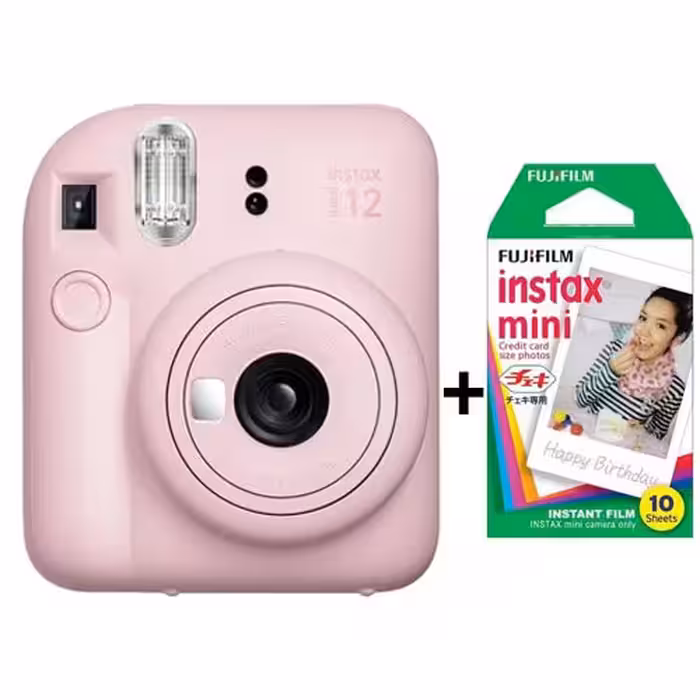 دوربین عکاسی چاپ سریع اینستکس مینی 12 فوجی فیلم Fujifilm Instax Mini 12 Pink   Film10