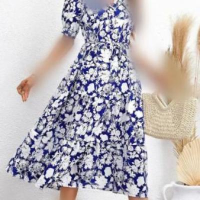 پیراهن عروسکی پینترستی مجلسی زنانه کد 00343