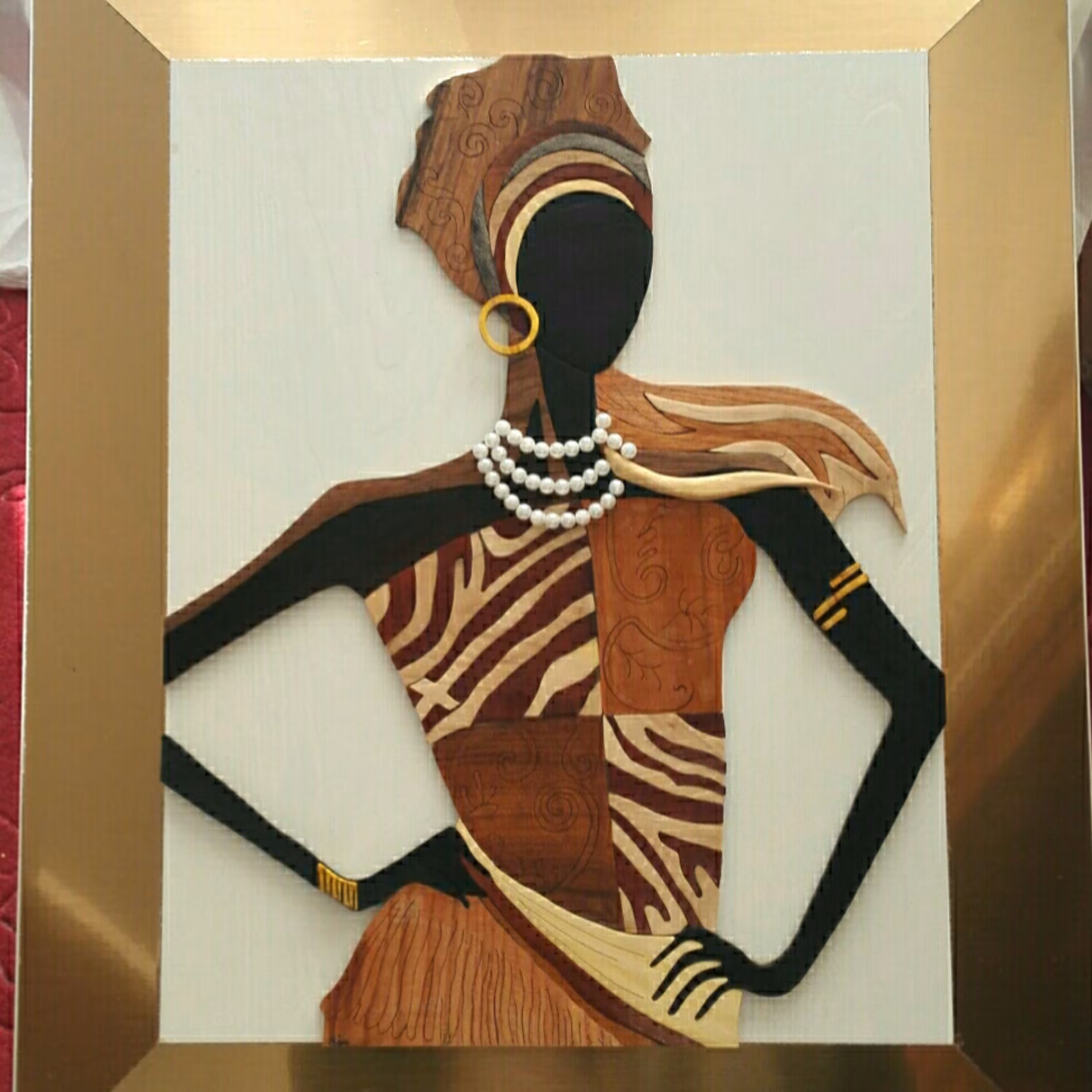 تابلو معرق چوب رئال (پس کرایه)