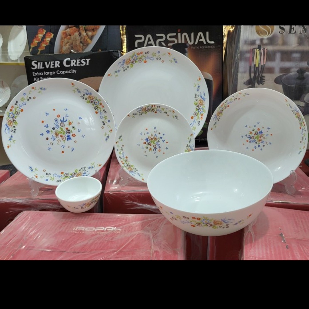 سرویس 26پارچه گرد آرکوپال طرح ویکتوریا به همراه ارسال رایگان