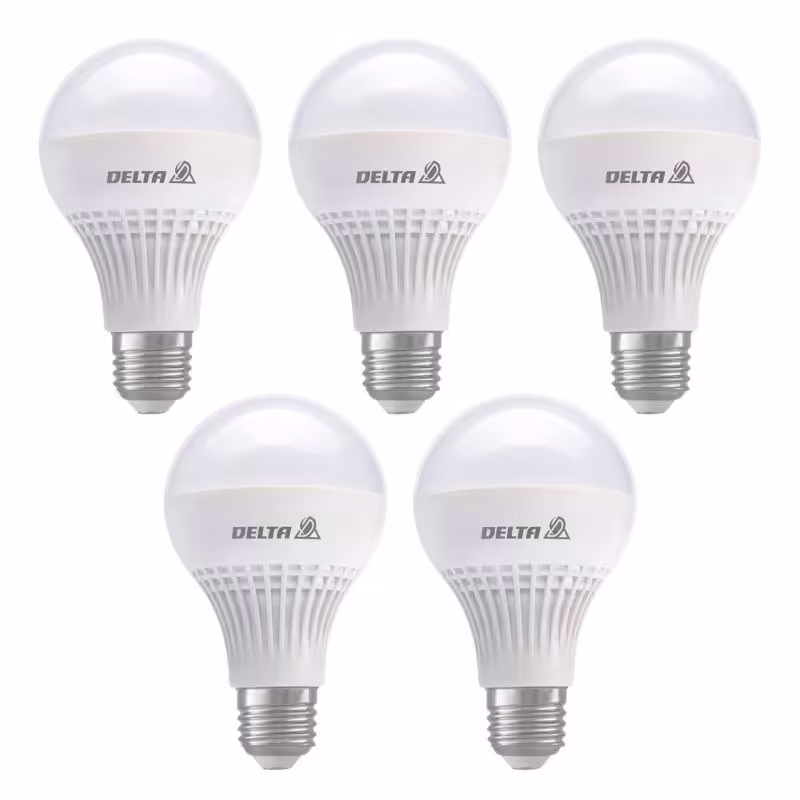 لامپ 10 وات ال ای دی دلتا حبابی بسته 5 تایی