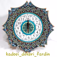 ساعت میناکاری طرح خورشیدی (پس کرایه)