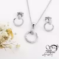 نیمست نقره طرح میخ با عیار925 کد 18139