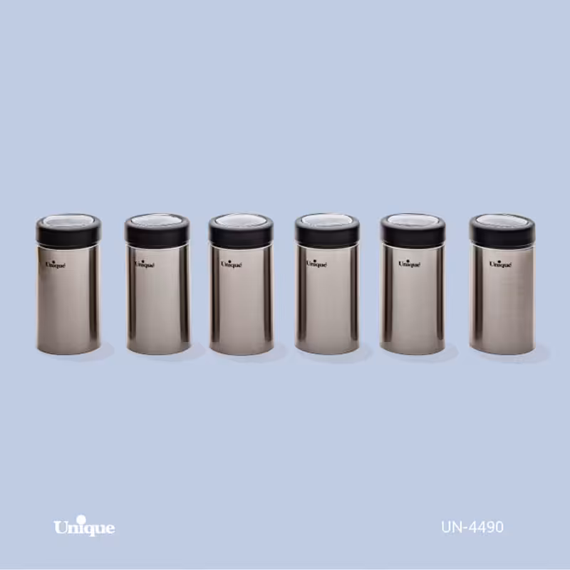 جا ادویه استیل یونیک مدل 4490 بسته 6 عددی