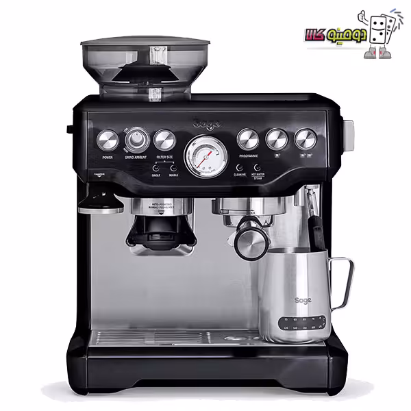 اسپرسو ساز نیمه اتوماتیک سیج SES875 مشکی - دومینو کالا لیست قیمت انواع لوازم برقی منزل با