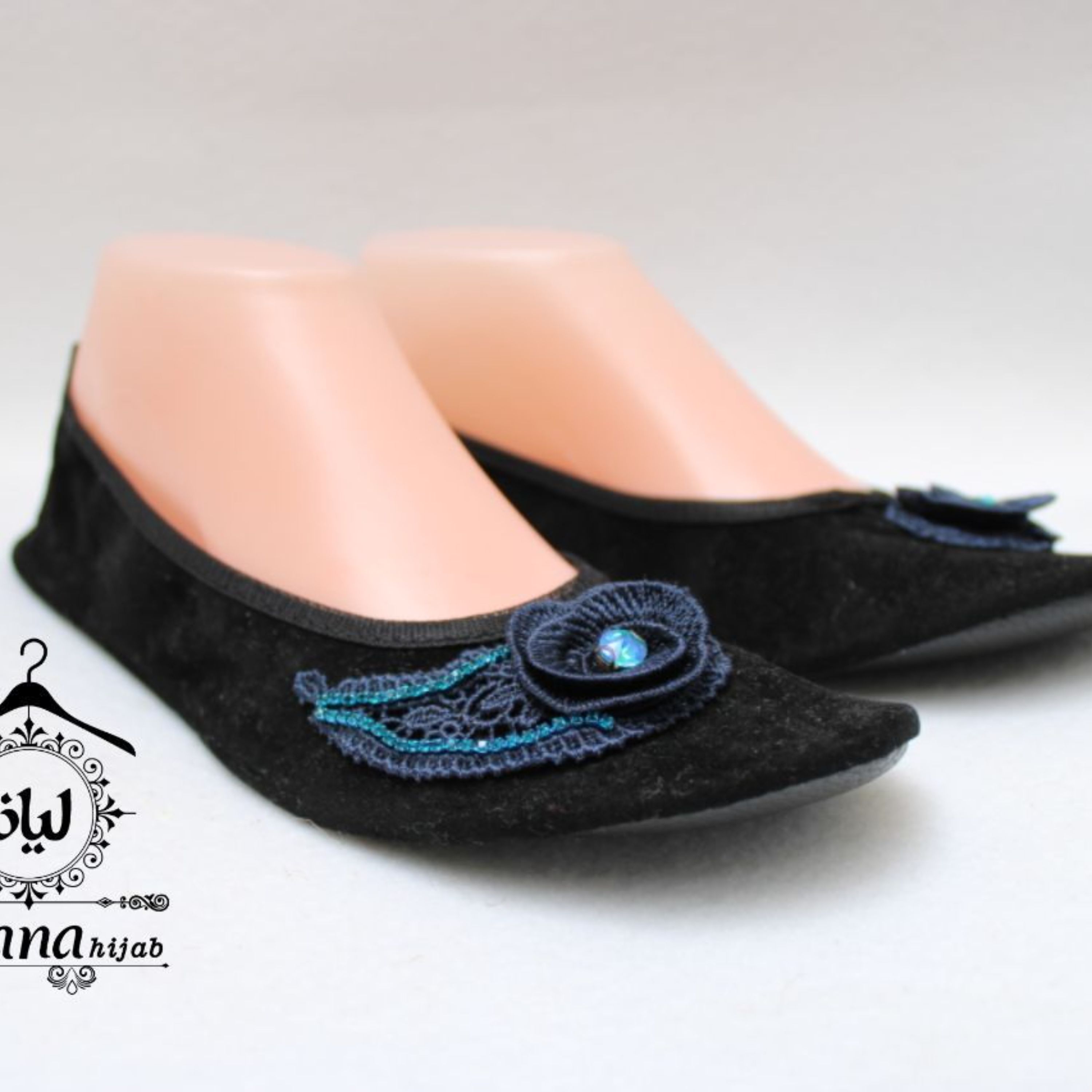 پاپوش  مخمل کف چرم بته جقه (سایز36.37.38.39.41)