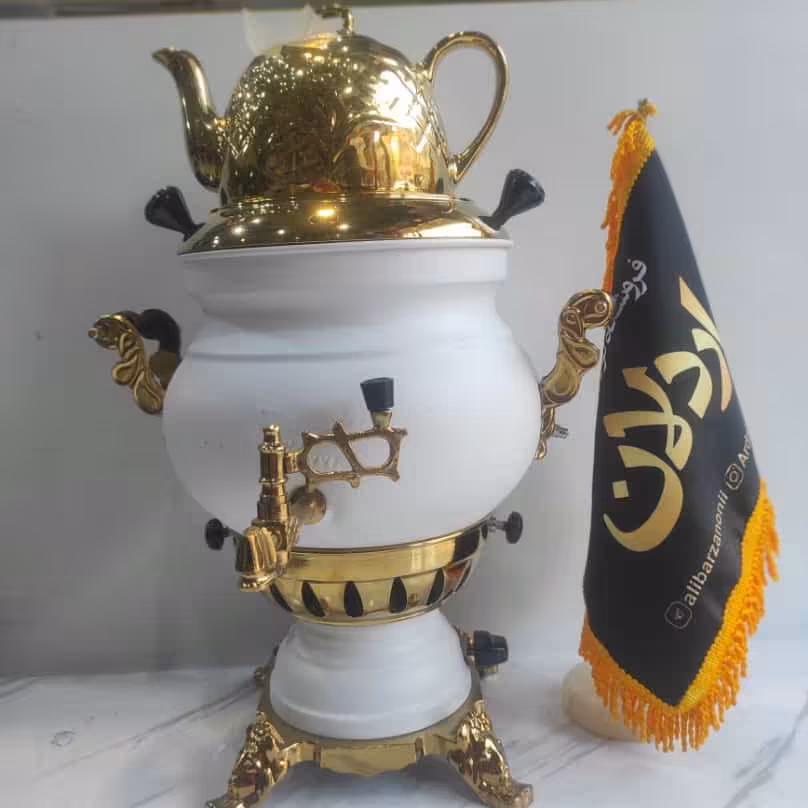 سماور6لیتری سه منظوره ورق ذخیم در چند رنگ مختلف  بدونه تنوره 