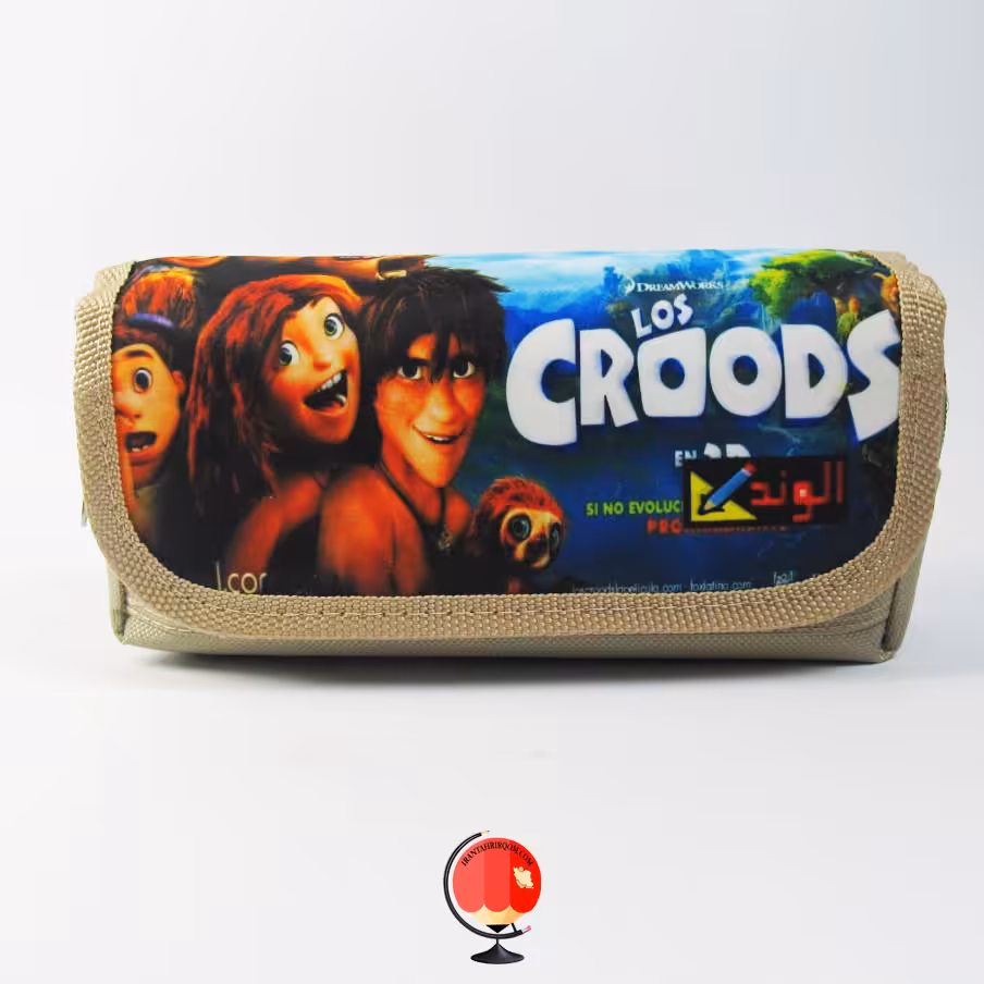 جامدادی فانتزی سه زیپ طرح غارنشینان الوند