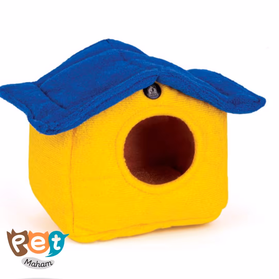 لانه پرنده مدل مخفیگاه کلبه ایی مناسب طوطی برزیلی مرغ عشق و پرنده های هم جسه