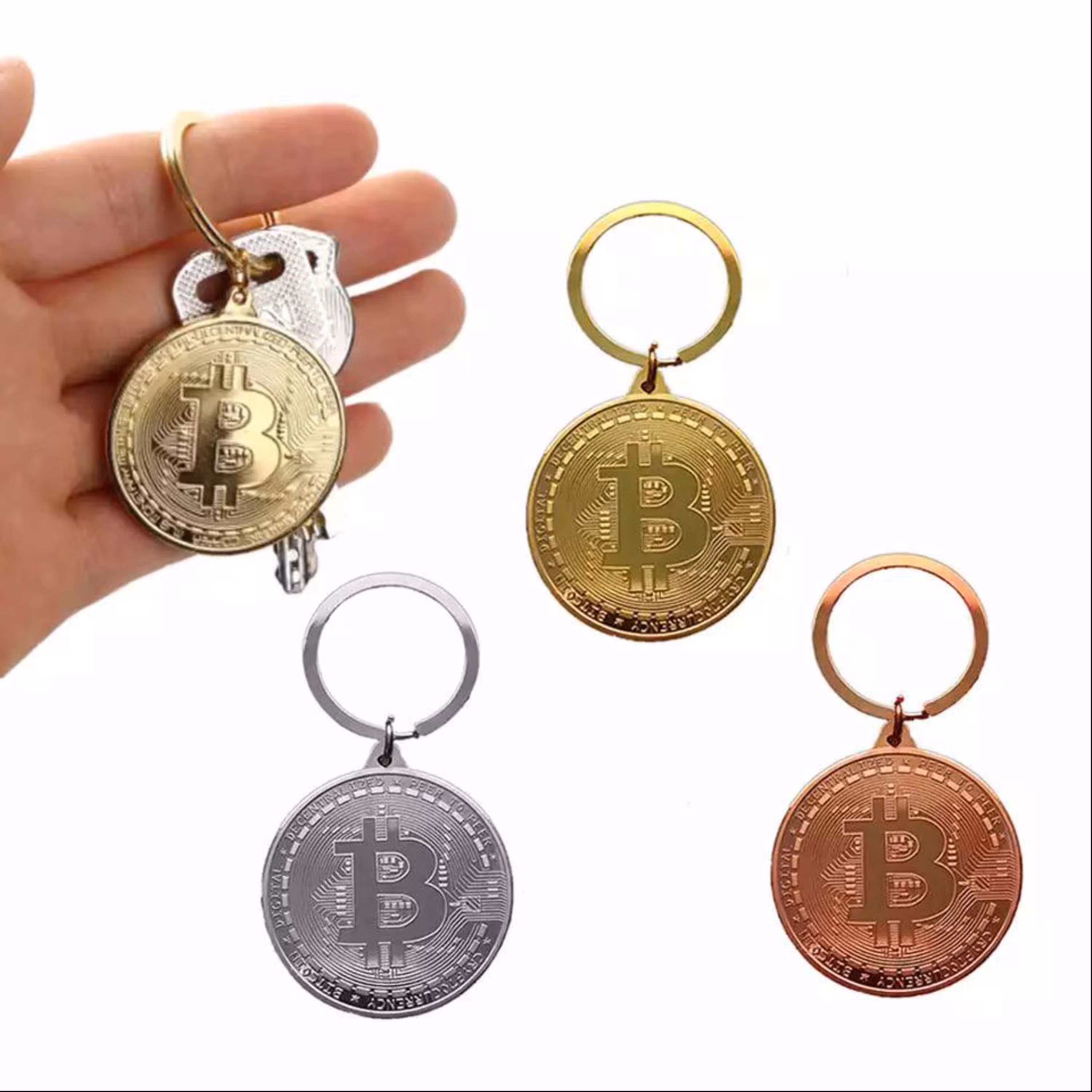 جا کلیدی بیت کوین فلزی 