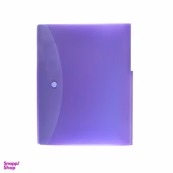 کلاسور کتیبه 26 حلقه بنفش قفل پلاستیکی همراه بدنه 100 برگ