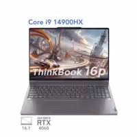 لپ تاپ لنوو تینک بوک 16p مدل Lenovo ThinkBook 16p Core i9 14900HX RTX4060 32G 1T 3.2K 165Hz 2024