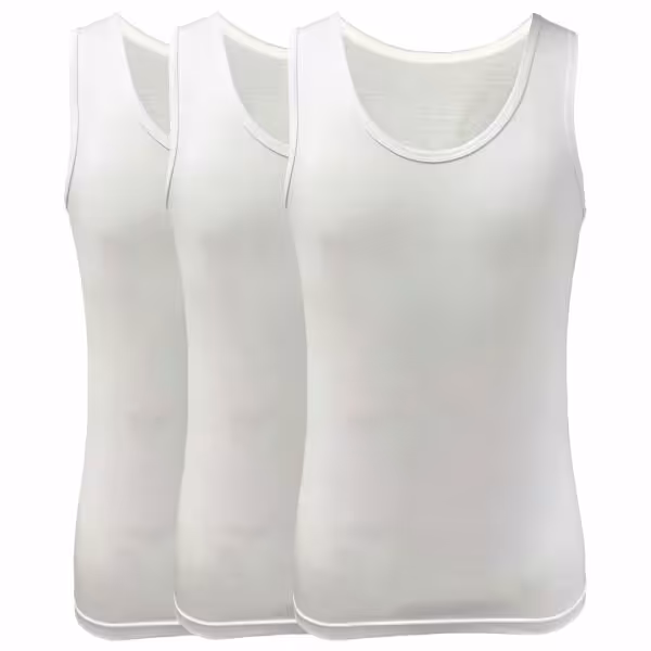 پک3تایی زیرپوش مردانه سوپرپنبه رکابی xl