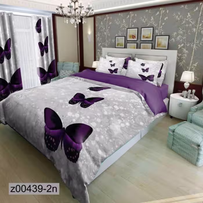 سرویس روتختی 2 نفره تنسل چاپی برندترک لند(Turk Land) z 439