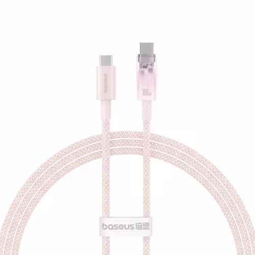 کابل شارژ سریع و انتقال داده باسئوس  Baseus Explorer Series Fast Charging Cable with Smart Temperature Control Type-C to Type-C 100W 1m