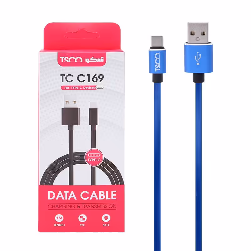 کابل تبدیل USB به USB-C تسکو مدل TC C169 طول 1 متر