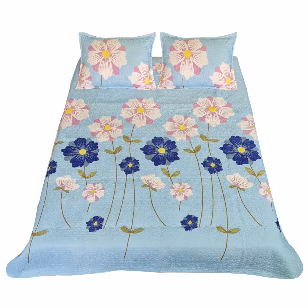 روتختی پنبه دوزی طرح دنیا دو نفره 3 تکه